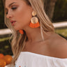 Passes To Paradise Earrings In Orange Image - 1