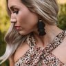 Color Me Lovely Tassel Earrings In Black Image - 1
