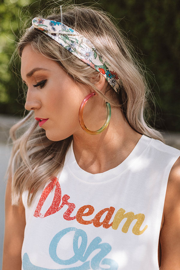 Under The Rainbow Hoop Earrings Image - 1