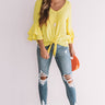 Penthouse Preferred Shift Top In Yellow Image - 1