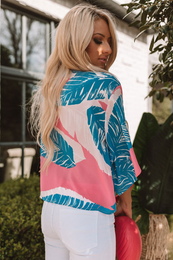 Malibu And Mimosas Top In Pink Image - 3