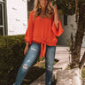 Penthouse Preferred Shift Top In Tangerine Image - 1