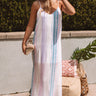 Sunrise Views Watercolor Maxi Dress In Lavender Image - 1