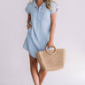 Road Trip To Cali Chambray Dress Image - 1
