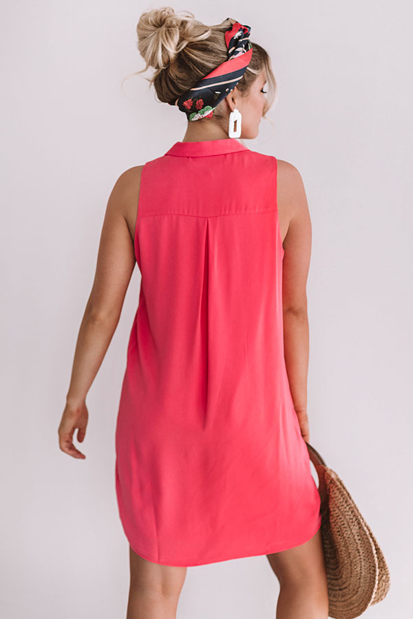 Romance In Rome Shift Dress In Calypso Image - 5