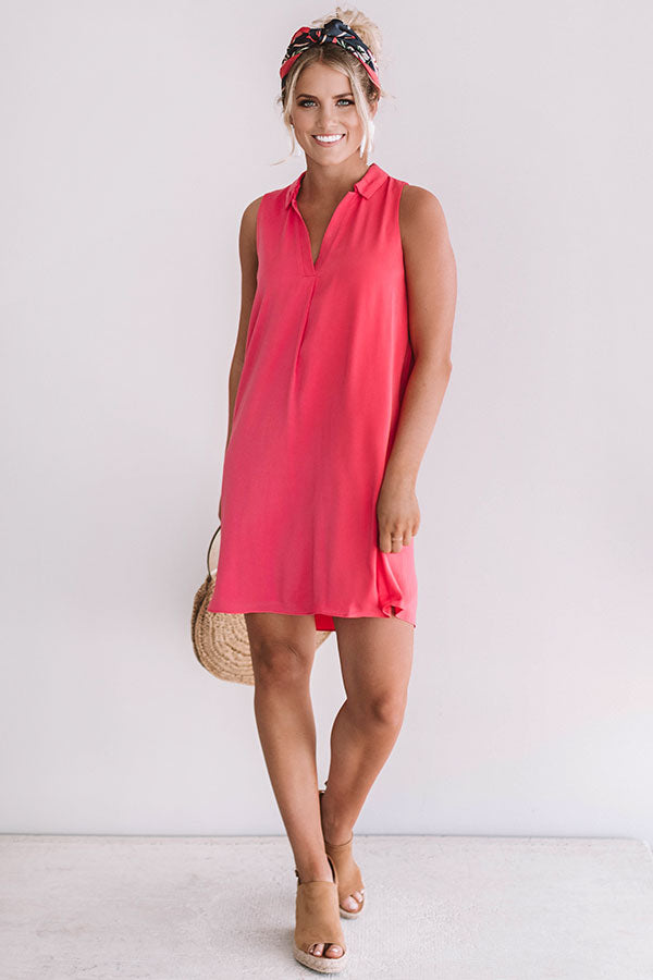 Romance In Rome Shift Dress In Calypso Image - 1