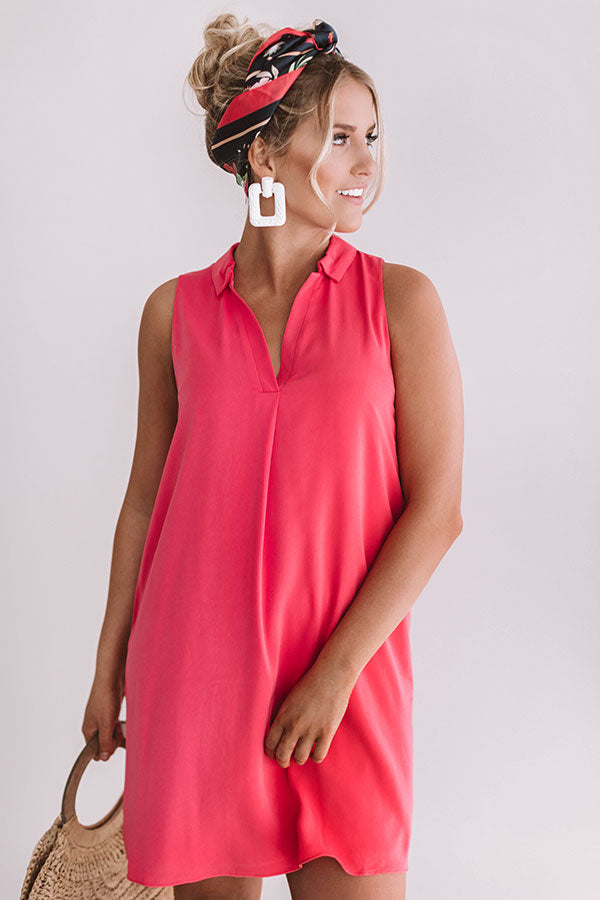 Romance In Rome Shift Dress In Calypso Image - 2