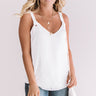 Concert Casual Shift Tank In White Image - 1