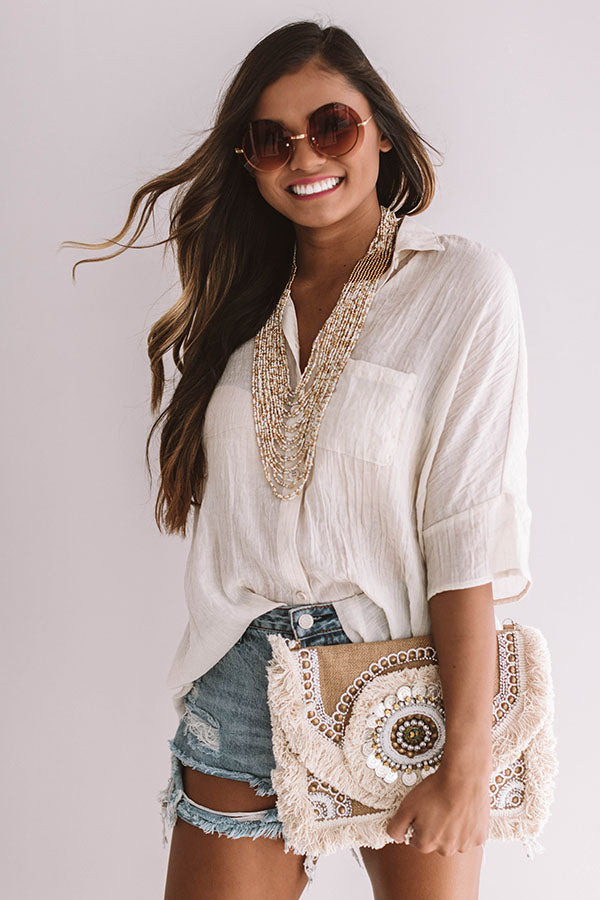 Backstage In Brooklyn Shift Top In Birch Image - 1