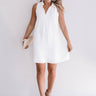 Romance In Rome Shift Dress In White Image - 1