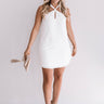 Vino, Yes Please Shift Dress in White Image - 1