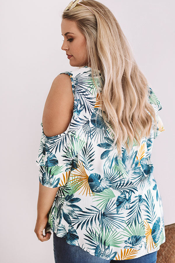 Poolside in Capri Shift Top Curves Image - 5