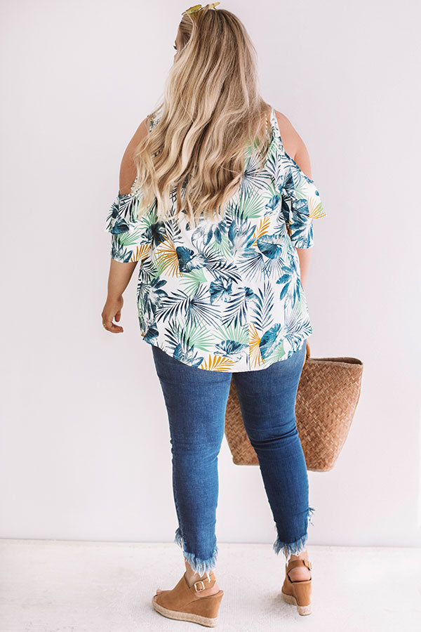 Poolside in Capri Shift Top Curves Image - 4