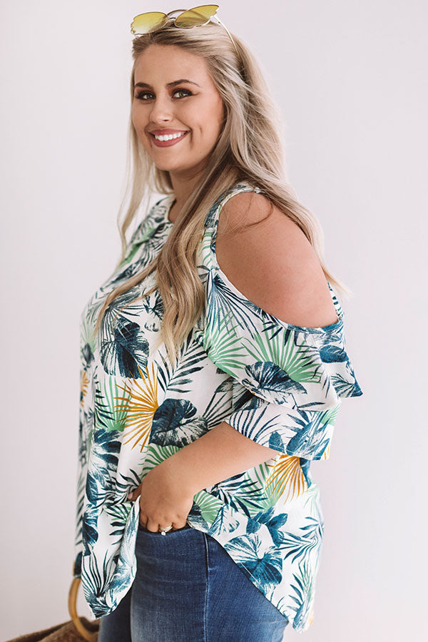 Poolside in Capri Shift Top Curves Image - 2