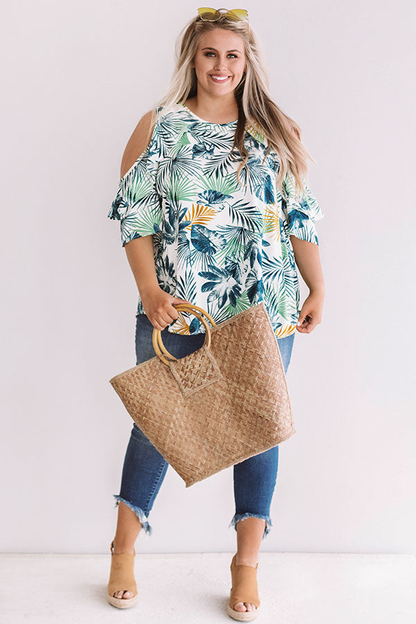 Poolside in Capri Shift Top Curves Image - 1