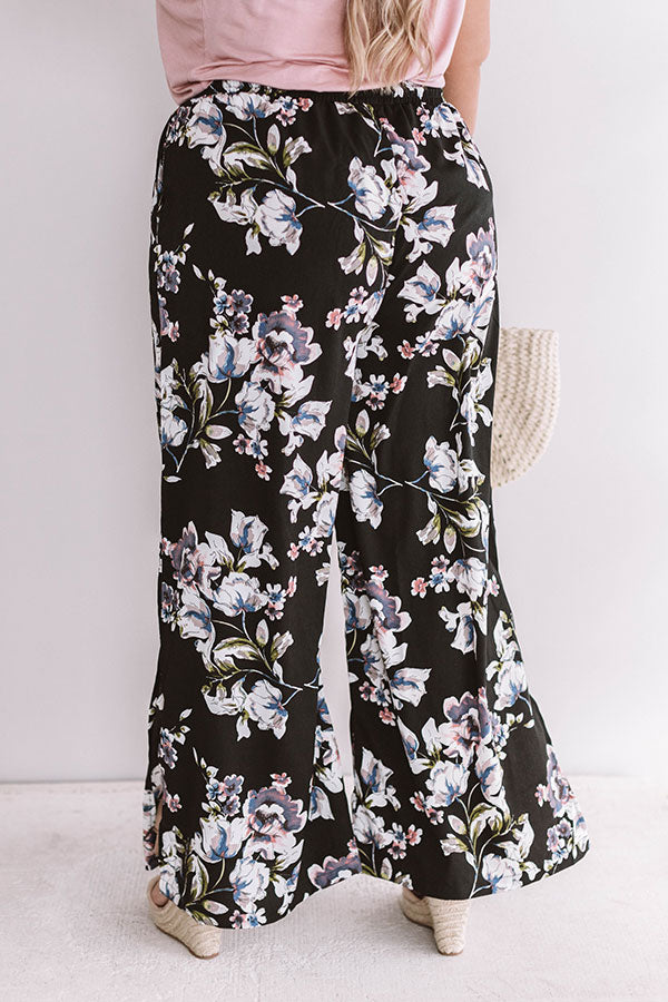 Passport To Paris Floral Pants Curves Image - 5