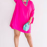 Central Park Perfection Shift Dress In Hot Pink Curves Image - 1