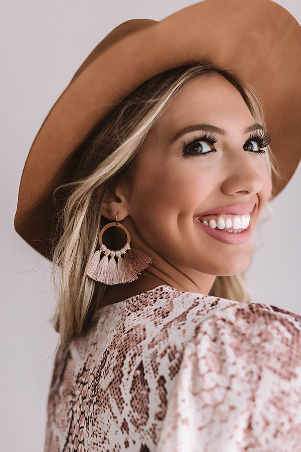 Penthouse Preferred Earrings In Dusty Purple Image - 2