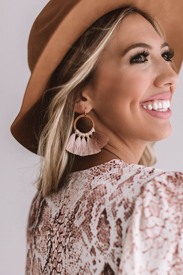 Penthouse Preferred Earrings In Dusty Purple Image - 1