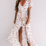 Parisian Getaway Faux Wrap Maxi Dress Image - 1