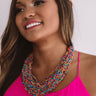Sand And Sun Beaded Necklace in Multi Image - 1