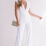 L.A. Lady Jumpsuit In White Image - 1