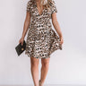 Wild And Free Leopard Wrap Dress Image - 1