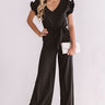 Late Nights Out Jumpsuit In Black Image - 1