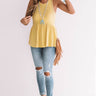 Chic On The Coast Babydoll Tank In Primrose Yellow Image - 1