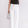 Vip Only High Waist Trousers In White Image - 1