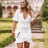 Effortless Luxury Dress In White Image - 1