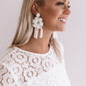 St. Lucia Love Earrings In White Image - 1