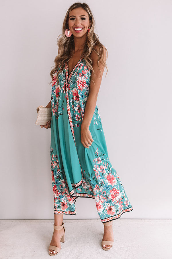 Margaritas and Making Memories Floral Midi Image - 1