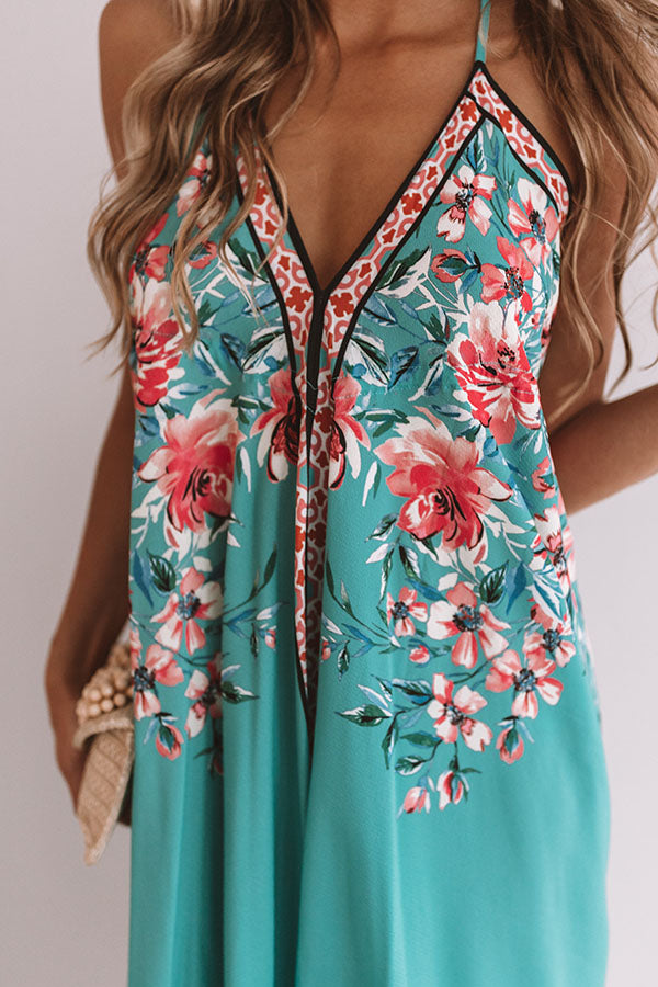 Margaritas and Making Memories Floral Midi Image - 2