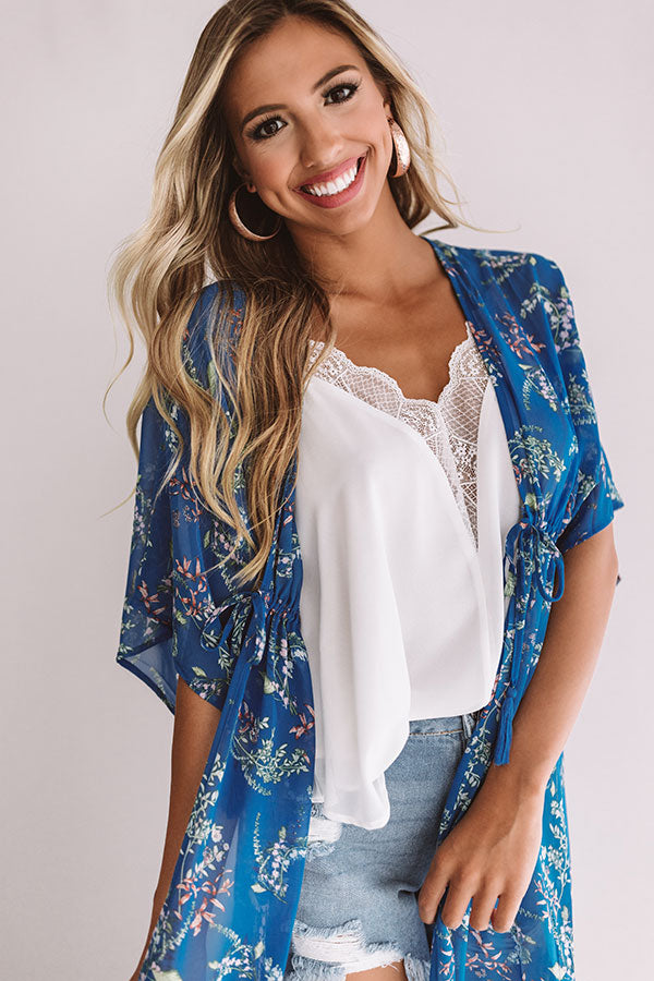 Malibu Views Floral Duster Image - 3