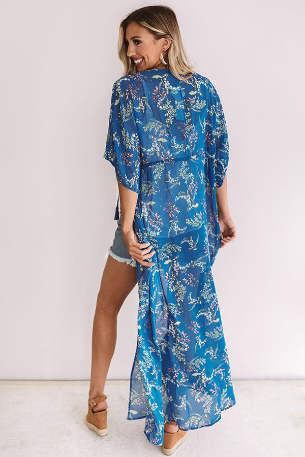 Malibu Views Floral Duster Image - 5