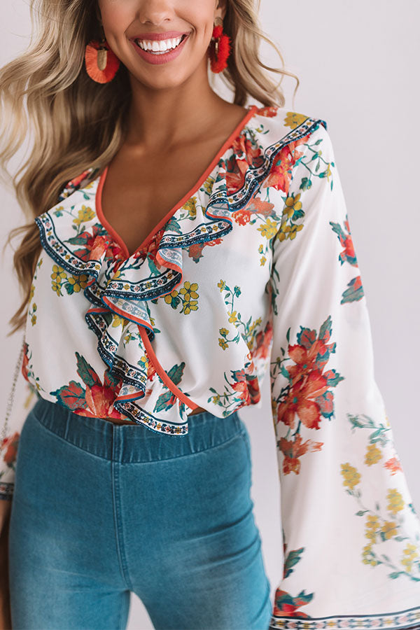 I'll Take Two Floral Top Image - 4