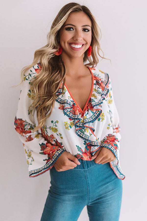 I'll Take Two Floral Top Image - 5