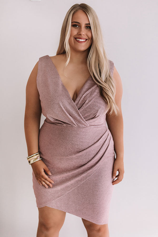 Dance Floor Delight Shimmer Dress Curves Image - 4