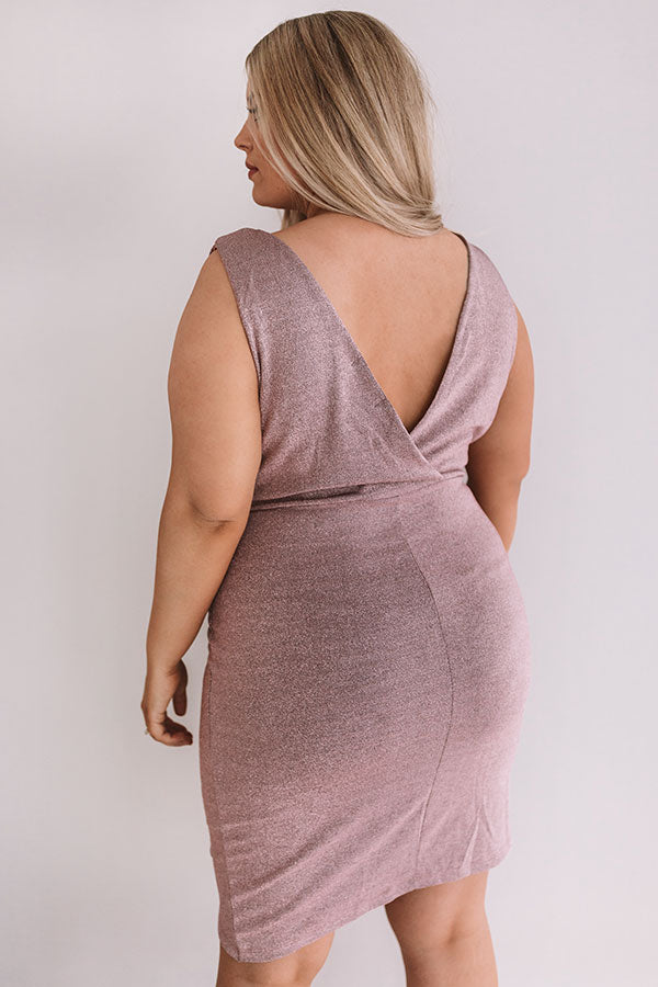 Dance Floor Delight Shimmer Dress Curves Image - 5