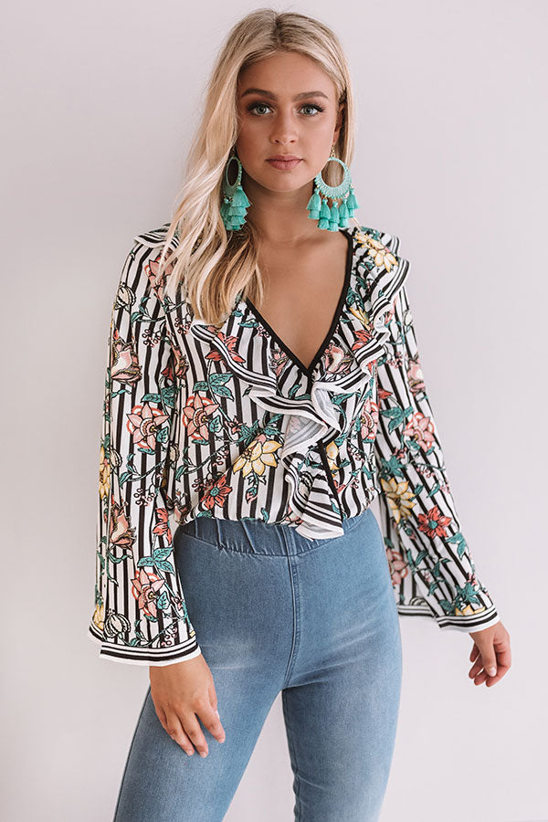 Roll With It Stripe Top Image - 3