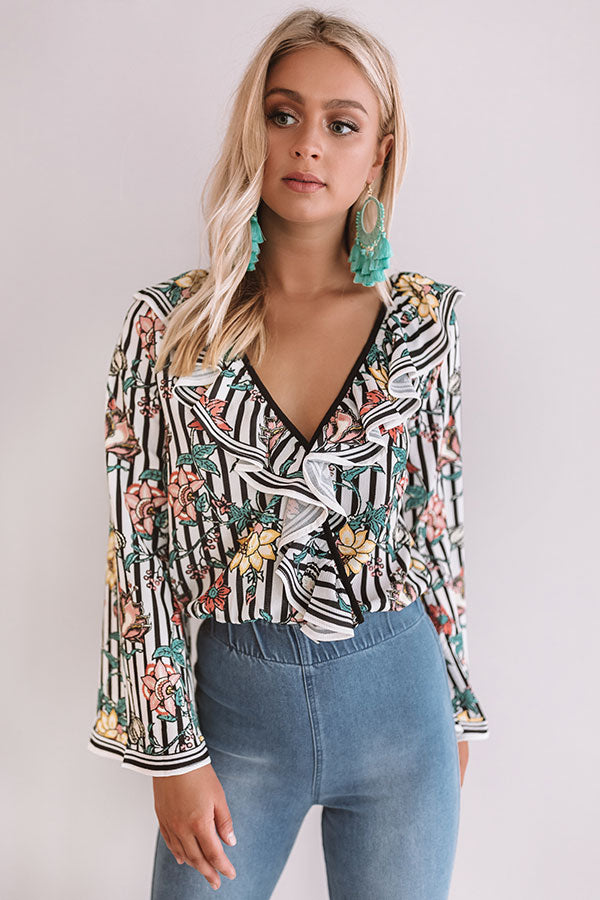 Roll With It Stripe Top Image - 5