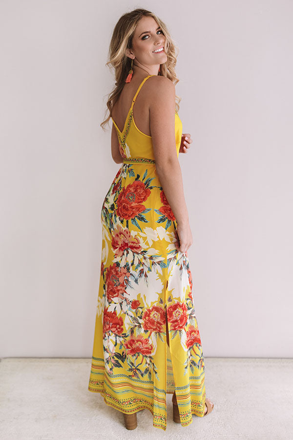 You're Golden Floral Maxi Image - 4