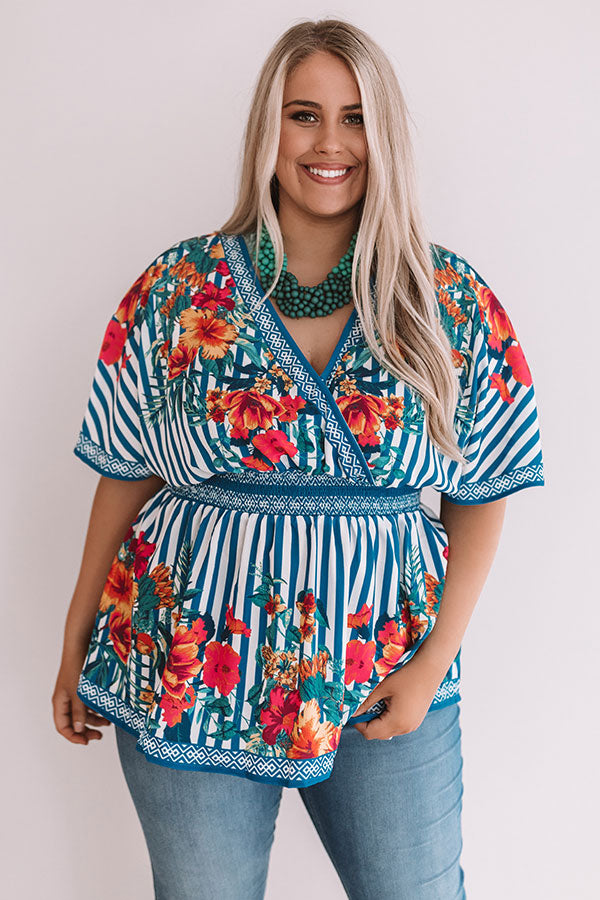 Sweet Like Honey Stripe Top Curves Image - 2