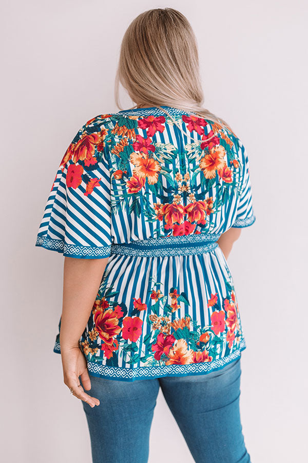 Sweet Like Honey Stripe Top Curves Image - 3