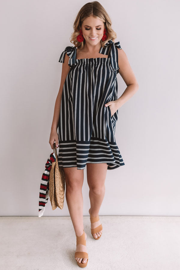 Cabo Vacay Stripe Shift Dress Image - 1