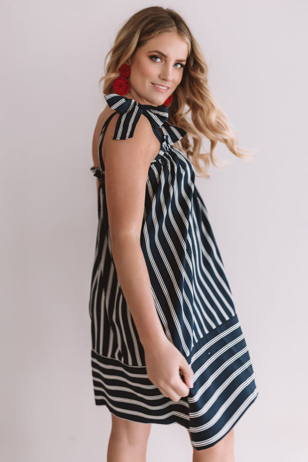 Cabo Vacay Stripe Shift Dress Image - 5