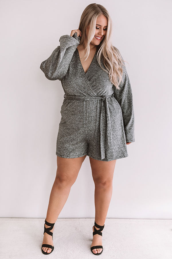 VIP Only Shimmer Romper Curves Image - 2