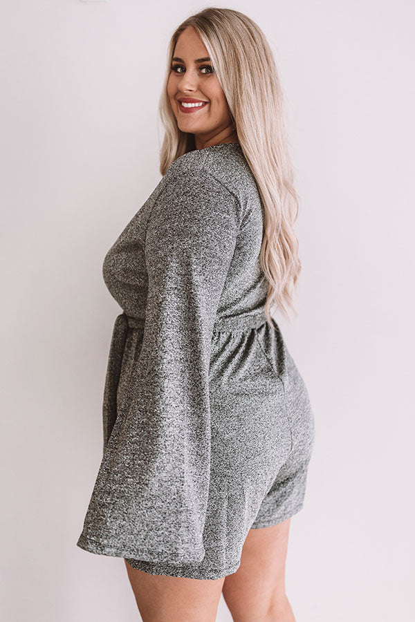 VIP Only Shimmer Romper Curves Image - 4