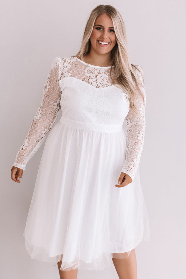 First Dance Lace Dress Curves Image - 3